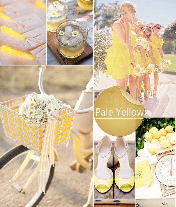 Pale Yellow Spring Wedding color 2014