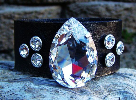 Crystal Riveted Bracelet