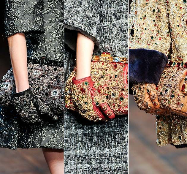 Embellished Gloves Fall and Winter Trend