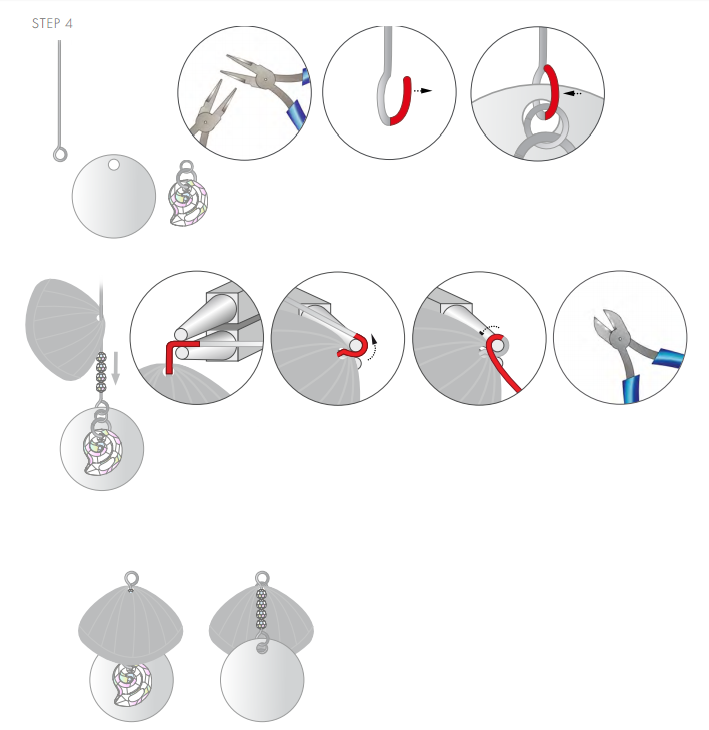 DIY Free Swarovski Crystal Necklace Design and Instructions Step 4