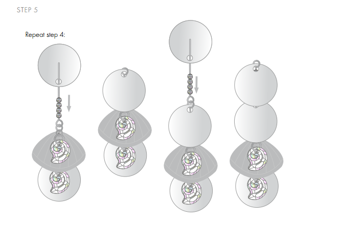 DIY Free Swarovski Crystal Necklace Design and Instructions Step 5
