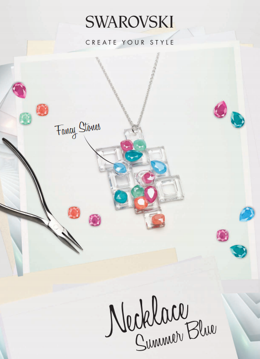 Free Swarovski Crystal Necklace Design and Instructions