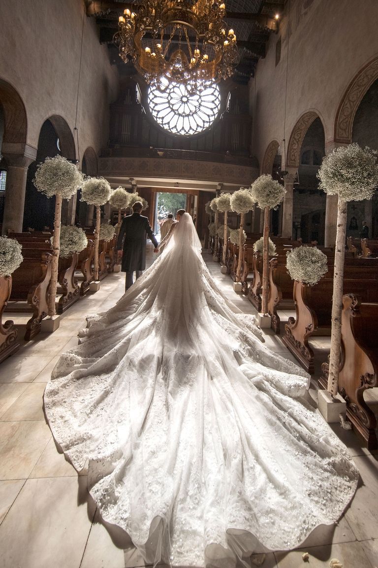 Victoria Swarovski's £700,000 wedding dress featured 500,000 crystals