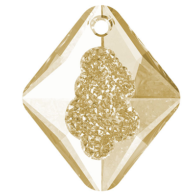 Swarovski 6926 Growing Crystal Rhombus Pendants Crystal Golden Shadow wholesale